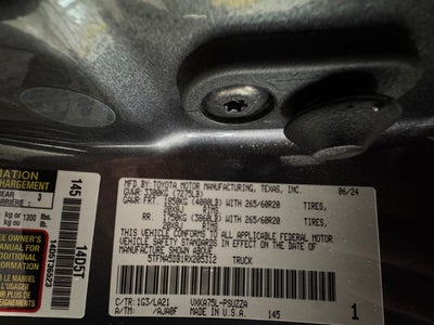 2024 Toyota Tundra Platinum