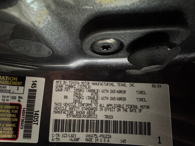2024 Toyota Tundra Platinum