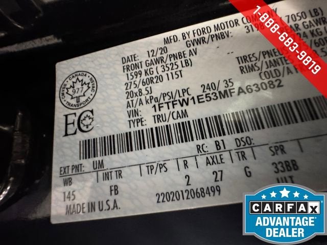2021 Ford F-150 XL