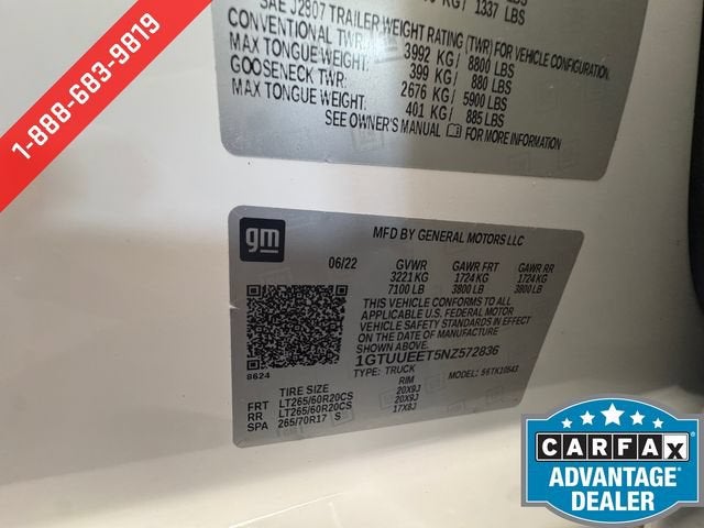 2022 GMC Sierra 1500 AT4