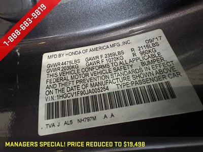 2018 Honda Accord Touring