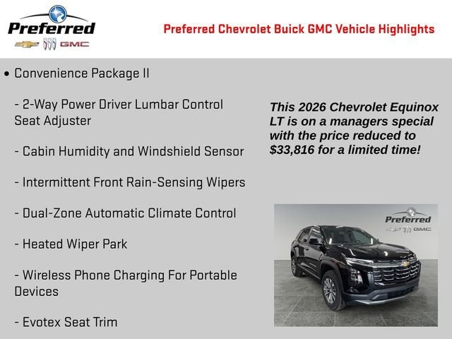 2026 Chevrolet Equinox LT