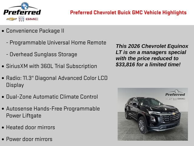 2026 Chevrolet Equinox LT