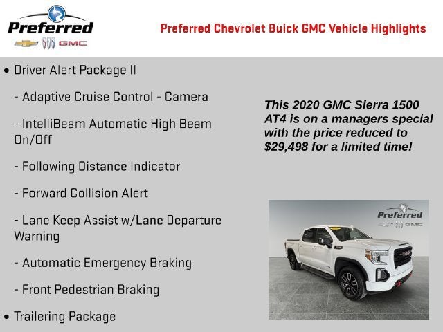 2020 GMC Sierra 1500 AT4